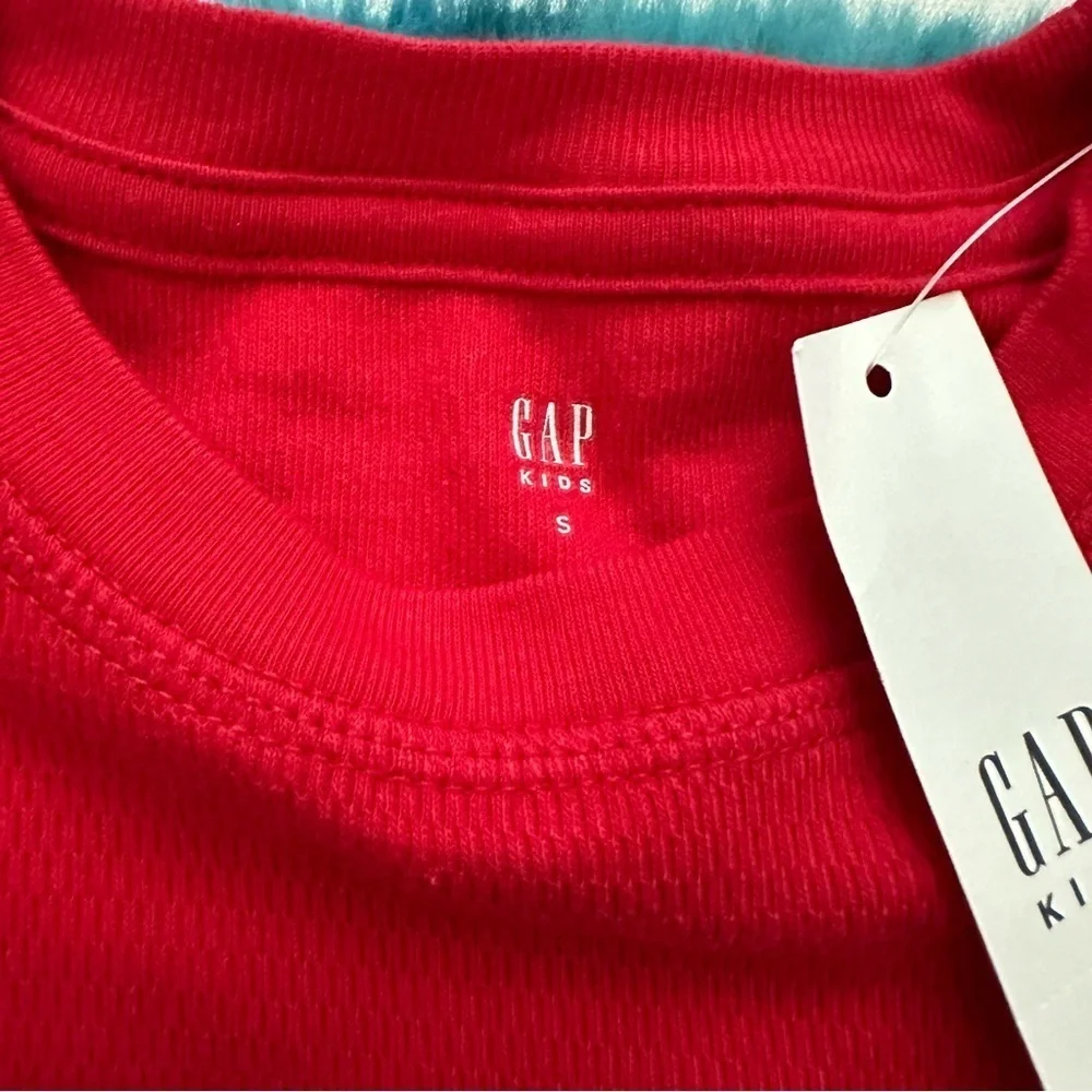 Gap Kids Red Long Sleeve Thermal Shirt Size S Boys